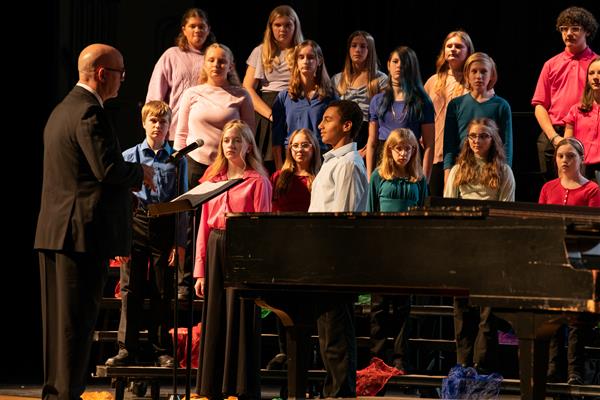 2023 All County Chorus Students Performing